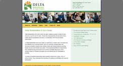Desktop Screenshot of deltarehabcare.com